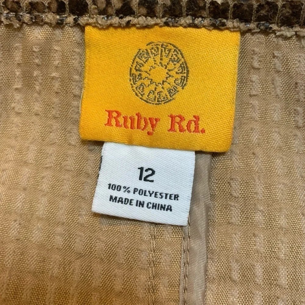 Ruby Rd snake skin classic jacket, size 12